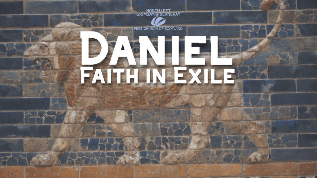 New Series –&nbsp;Daniel